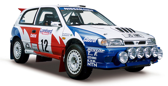 &nbsp;&nbsp;&nbsp;1992年 Nissan Pulsar GTI-R (S. Blomqvist/B. Malander team ROGER ALBERT CLARK RALLY race car)